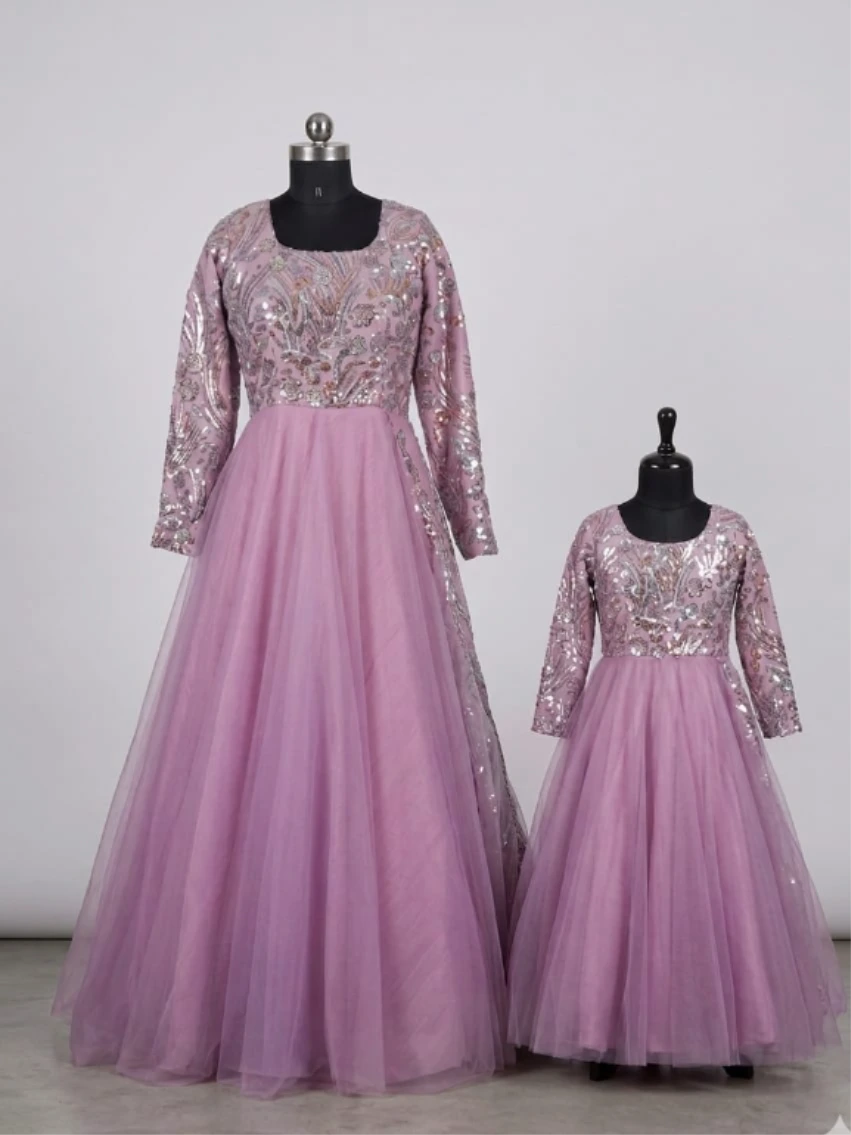 Mom and Daughter Combo Dress
